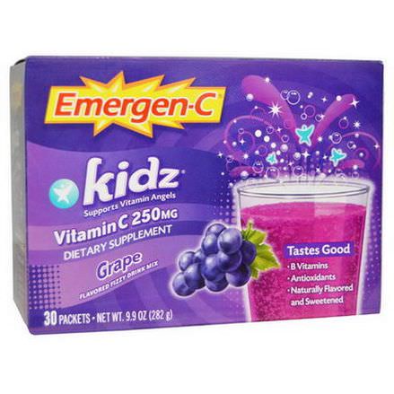 Alacer, Emergen-C Kids, Grape, 30 Packets, 9.4g Each