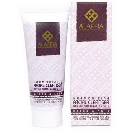 Alaffia, Harmonizing Facial Cleanser, Melon&Shea 100ml
