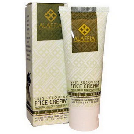 Alaffia, Skin Recovery Face Cream, Neem&Shea Butter 68ml