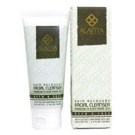 Alaffia, Skin Recovery Facial Cleanser, Neem&Shea 100ml