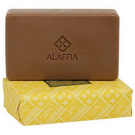 Alaffia, Triple Milled African Black Soap, Lemongrass Citrus 142g