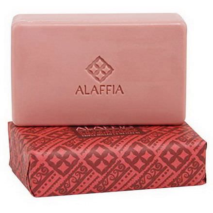 Alaffia, Triple Milled Shea Butter Soap, Raspberry 142g