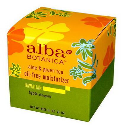 Alba Botanica, Aloe&Green Tea Oil-Free Moisturizer 85g