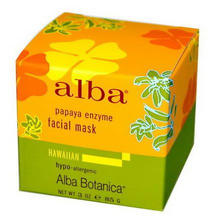 Alba Botanica, Facial Mask, Papaya Enzyme 85g