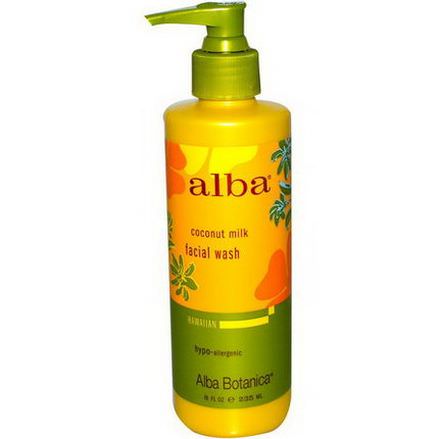 Alba Botanica, Facial Wash, Coconut Milk 235ml