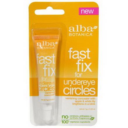 Alba Botanica, Fast Fix for Undereye Circles 0.25 oz