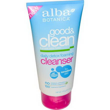 Alba Botanica, Good&Clean, Daily Detox Foaming Cleanser 170g