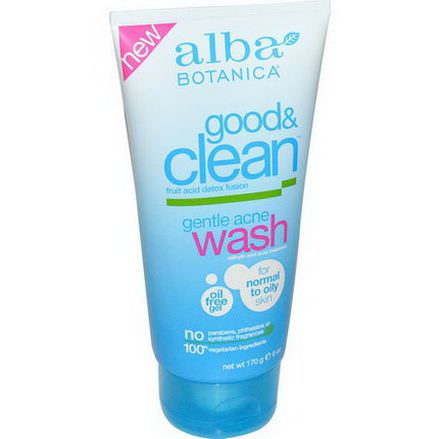 Alba Botanica, Good&Clean, Gentle Acne Wash 170g