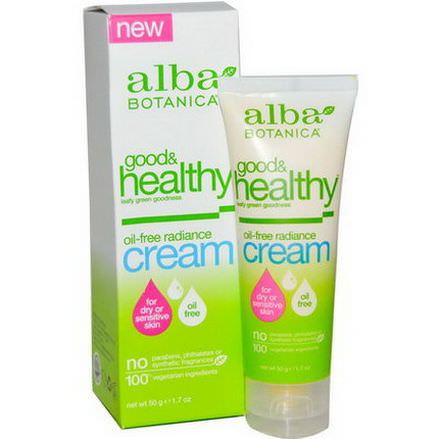 Alba Botanica, Good&Healthy, Oil-Free Radiance Cream 50g