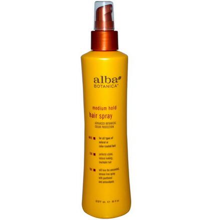 Alba Botanica, Hair Spray, Medium Hold 237ml