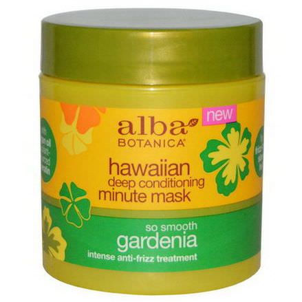 Alba Botanica, Hawaiian Deep Conditioning Minute Mask, Gardenia 156g