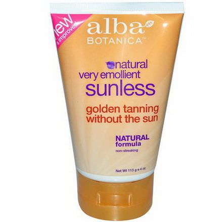 Alba Botanica, Natural Very Emollient, Sunless Tanning Lotion 113g