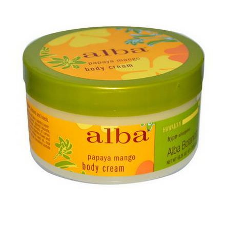 Alba Botanica, Papaya Mango Body Cream 180g