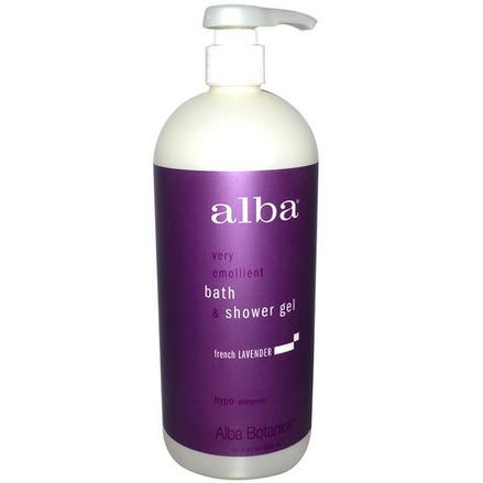 Alba Botanica, Very Emollient, Bath&Shower Gel, French Lavender 950ml