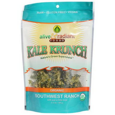 Alive&Radiant, Organic Kale Krunch, Southwest Ranch 63g