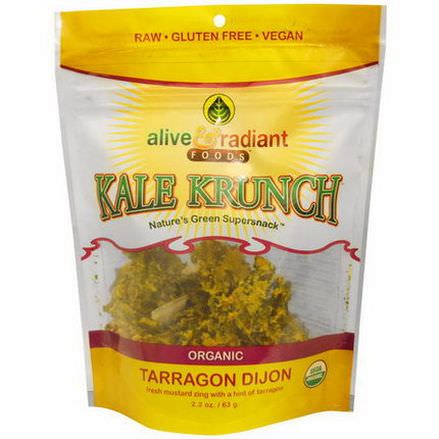 Alive&Radiant, Organic Kale Krunch, Tarragon Dijon 63g