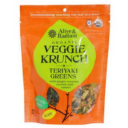 Alive&Radiant, Organic Veggie Krunch, Teriyaki Greens 57g