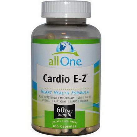 All One, Nutritech, Cardio E-Z, Heart Health Formula, 180 Capsules