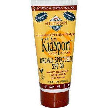 All Terrain, KidSport, Sunscreen, SPF 30, Fragrance Free 180ml
