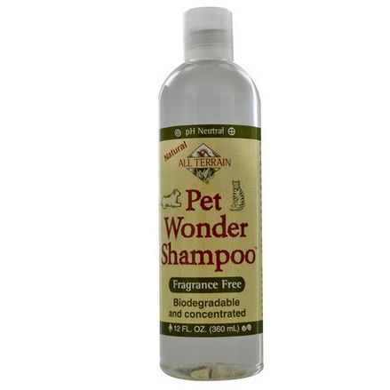 All Terrain, Pet Wonder Shampoo, Fragrance Free 360ml