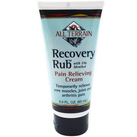 All Terrain, Recovery Rub, Pain Relieving Cream 90ml