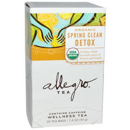 Allegro Fine Tea, Organic Spring Clean Detox, 20 Tea Bags 40g