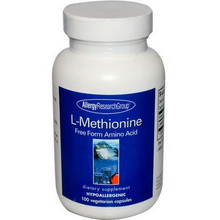 Allergy Research Group, L-Methionine, 100 Veggie Caps