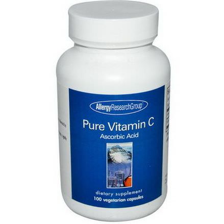 Allergy Research Group, Pure Vitamin C, 100 Veggie Caps