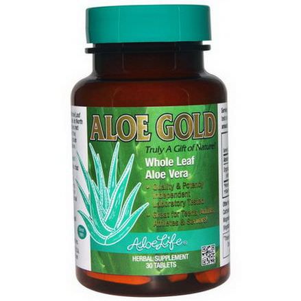 Aloe Life International, Inc, Aloe Gold, 30 Tablets