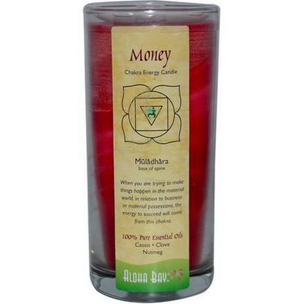Aloha Bay, Chakra Energy Candle, Money, Cassia Clove Nutmeg, 11 oz