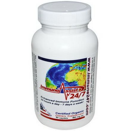 Aloha Medicinals Inc. Immune Assist 24/7, 960mg Each, 90 Caplets