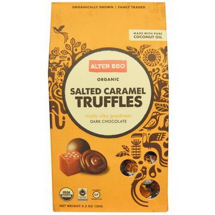 Alter Eco, Organic Salted Caramel Truffles, Dark Chocolate 120g