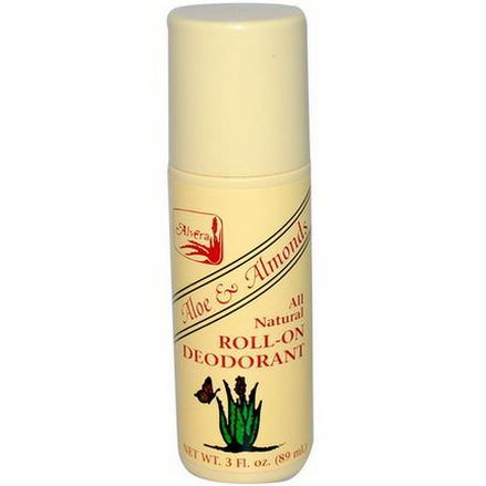 Alvera, Aloe&Almonds, Roll-On Deodorant 89ml