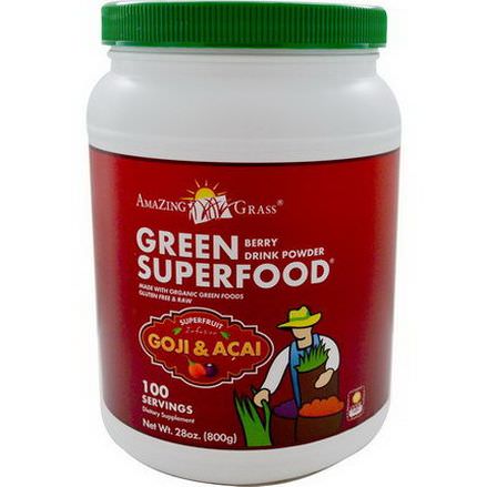 Amazing Grass, Green Superfood, Berry Drink Powder 800g