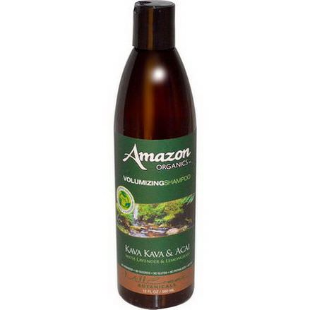 Amazon Organics, Volumizing Shampoo, Kava Kava&Acai with Lavender&Lemongrass 360ml