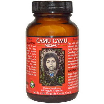 Amazon Therapeutics, Camu Camu, Mega-C, 60 Veggie Caps