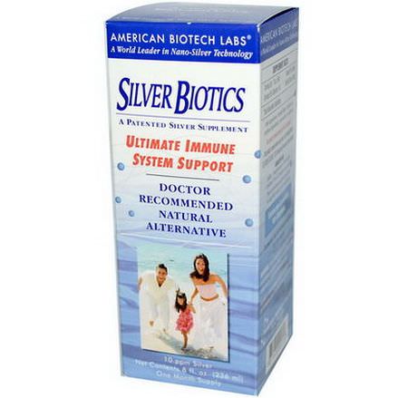 American Biotech Labs, Silver Biotics, 10 ppm Silver 236ml