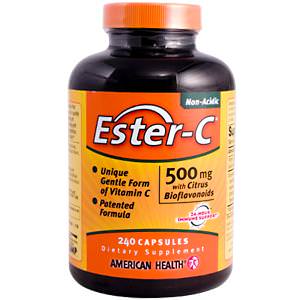 American Health, Ester-C, 500mg with Citrus Bioflavonoids, 240 Capsules