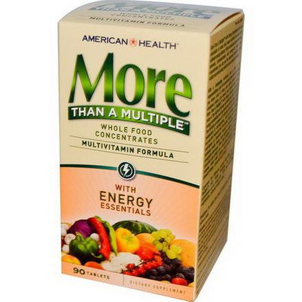 American Health, More Than A Multiple with Energy Essentials, 90 Tablets