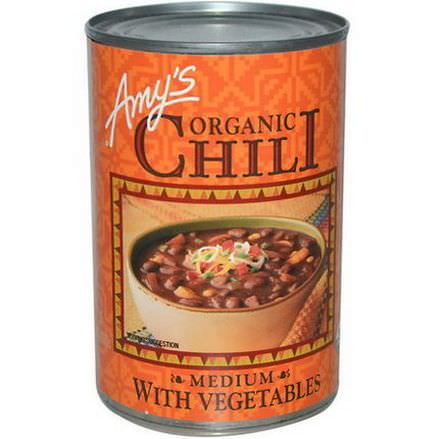 Amy's, Organic Chili, Medium with Vegetables 416g