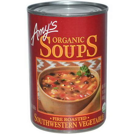 Amy's, Organic Soups, Fire Roasted, Southwestern Vegetable 405g