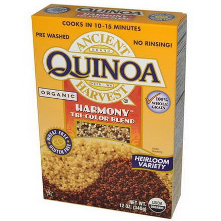 Ancient Harvest, Quinoa, Harmony, Tri-Color Blend 340g