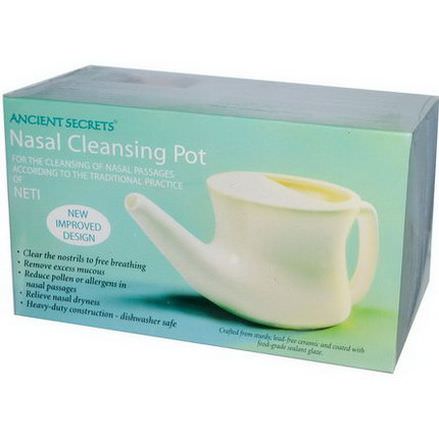 Ancient Secrets, Lotus Brand Inc. Nasal Cleansing Pot, 1 Pot