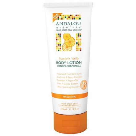 Andalou Naturals, Body Lotion, Vitalilzing, Mandarin Vanilla 236ml