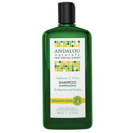 Andalou Naturals, Shampoo, Sunflower&Citrus 340ml