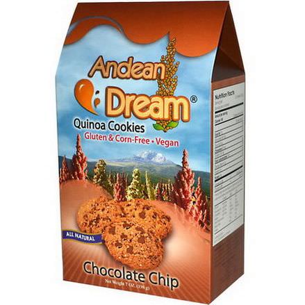 Andean Dream, Quinoa Cookies, Chocolate Chip 198g