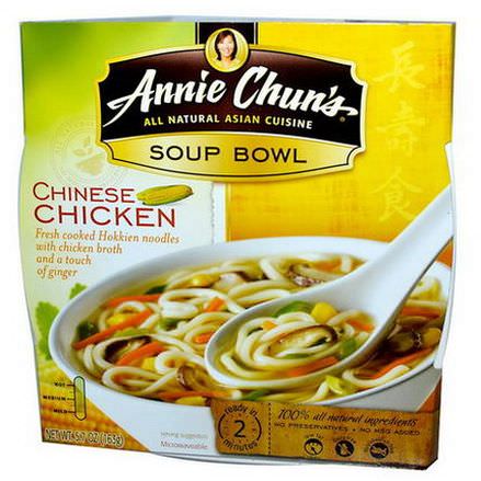 Annie Chun's, Soup Bowl, Chinese Chicken, Mild 163g