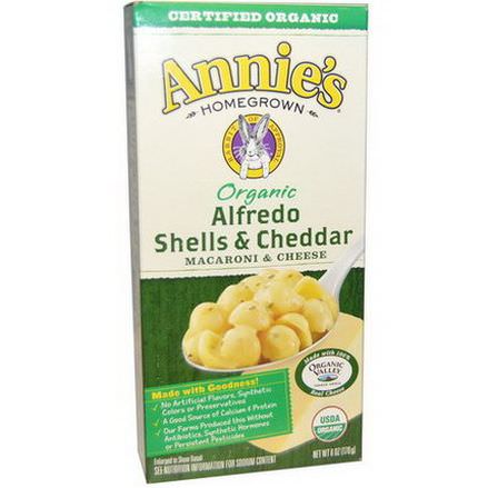 Annie's Homegrown, Organic Alfredo Shells&Cheddar 170g