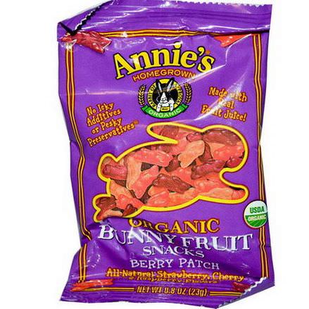 Annie's Homegrown, Organic Bunny Fruit Snacks Berry Patch 23g