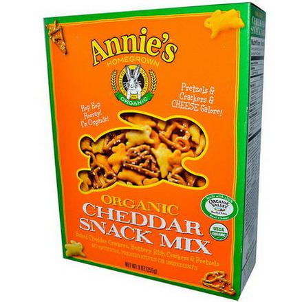 Annie's Homegrown, Organic, Cheddar Snack Mix 255g